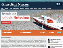 Tablet Screenshot of giardini-naxos.com